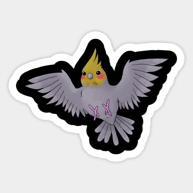 Cockatiel Sticker by Psitta